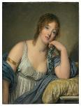 Portrait of Jeanne Philiberte Ledoux (1767–1840), half-length (oil on panel)-Jean Baptiste Greuze-Giclee Print