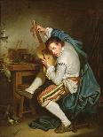 The Guitarist-Jean Baptiste Greuze-Giclee Print