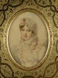 Portrait de la comtesse de Maleyssie, en profil perdu-Jean Baptiste Isabey-Framed Giclee Print