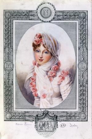 Portrait of Marie Laczinska Countess Walewska