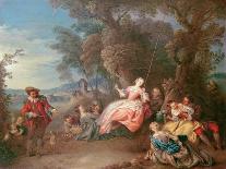 Bathers in a Park-Jean-Baptiste Joseph Pater-Giclee Print