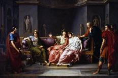 Virgil Reading Sixth Canto of Aeneid, 1818-1821-Jean-Baptiste Joseph Wicar-Giclee Print