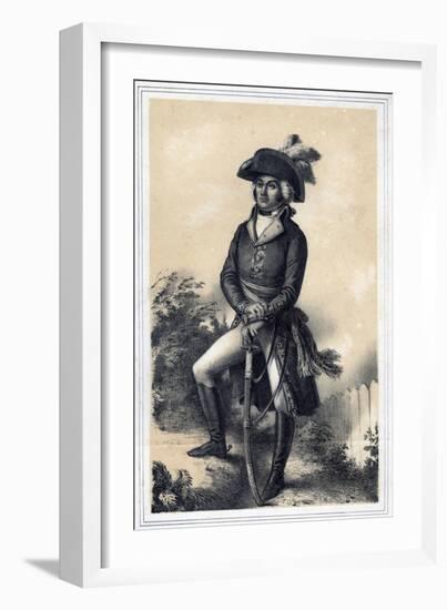 Jean-Baptiste Jourdan, Marshal of France, 19th Century-Jules Alfred Vincent Rigo-Framed Giclee Print