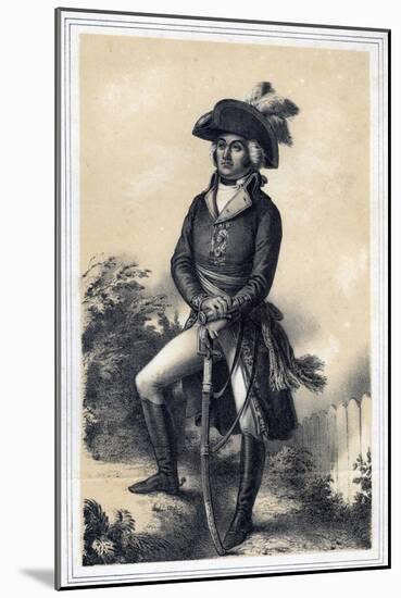 Jean-Baptiste Jourdan, Marshal of France, 19th Century-Jules Alfred Vincent Rigo-Mounted Giclee Print