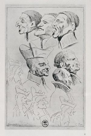 Figures of Jesuits in Caricature, C.1762