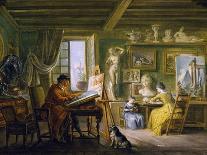 The Painter's Studio-Jean Baptiste Lallemand-Giclee Print