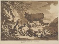 O How Extremely Happy Could Farmers Be, 1768-Jean-Baptiste Le Prince-Giclee Print
