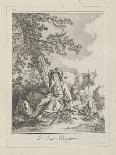 The Young Shepherdess, Plate Two from Divers Habillements Des Peuples Du Nord, 1765-Jean-Baptiste Le Prince-Giclee Print