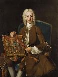 Portrait of John, Lord Henry (1696-1743) with the Purse of Lord Privy Seal-Jean-Baptiste Loo-Framed Stretched Canvas