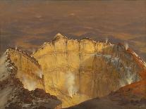 Crater of Popocatépetl, 1833-Jean Baptiste Louis Gros-Giclee Print