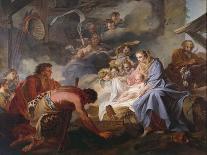 Jupiter and Antiope, 1745-1749-Jean Baptiste Marie Pierre-Giclee Print