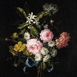 Still Life with Flowers in a Silver Vase with Perfume Burners, C.1690-99-Jean-Baptiste Monnoyer-Giclee Print