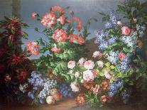 Still Life of flowers in an Urn, 17th century-Jean-Baptiste Monnoyer-Framed Giclee Print