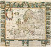 Mappa Monde Carte Universelle De La Terre-Jean Baptiste Nolin-Mounted Art Print