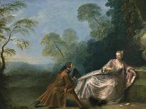 Bathers in a Park-Jean-Baptiste Joseph Pater-Giclee Print