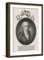 Jean-Baptiste-Pierre-Antoine de Monet de Lamarck French Naturalist-null-Framed Art Print