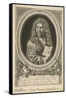 Jean-Baptiste Poquelin (1622-1673) known as Molière-Nicolas Habert-Framed Stretched Canvas