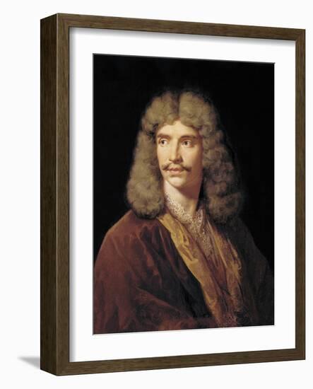 Jean Baptiste Poquelin, Called Molière-Jean Baptiste Mauzaisse-Framed Art Print