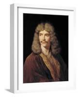 Jean Baptiste Poquelin, Called Molière-Jean Baptiste Mauzaisse-Framed Art Print