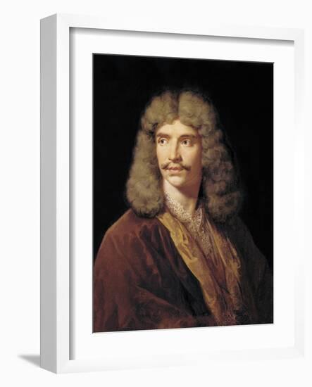 Jean Baptiste Poquelin, Called Molière-Jean Baptiste Mauzaisse-Framed Art Print