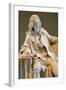 Jean Baptiste Poquelin known as Moliere, 18Th Century (Marble)-Jean-jacques Caffieri-Framed Giclee Print