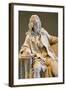 Jean Baptiste Poquelin known as Moliere, 18Th Century (Marble)-Jean-jacques Caffieri-Framed Giclee Print