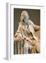 Jean Baptiste Poquelin known as Moliere, 18Th Century (Marble)-Jean-jacques Caffieri-Framed Giclee Print