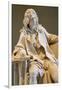 Jean Baptiste Poquelin known as Moliere, 18Th Century (Marble)-Jean-jacques Caffieri-Framed Giclee Print