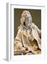 Jean Baptiste Poquelin known as Moliere, 18Th Century (Marble)-Jean-jacques Caffieri-Framed Giclee Print