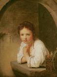 Girl with a Candle, Late 17th or Early 18th Century-Jean-Baptiste Santerre-Giclee Print