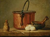 Smoking Kit with a Drinking Pot-Jean-Baptiste Simeon Chardin-Framed Giclee Print