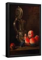 Jean-Baptiste-Simeon Chardin Still Life with Tinjar and Peaches Art Print Poster-null-Framed Poster