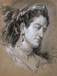 Portrait of a Woman, 18th Century-Jean Baptiste Van Loo-Giclee Print
