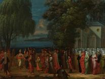Wedding procession on the Bosphorus, c.1720-37-Jean Baptiste Vanmour-Giclee Print