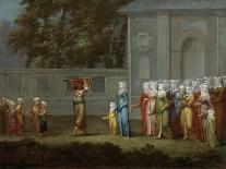 The Ambassadorial Procession, 1720s-Jean-Baptiste Vanmour-Giclee Print