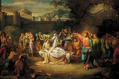 Jesus Christ Raises from the Dead the Son of Naim's Widow-Jean-Baptiste Wicar-Giclee Print