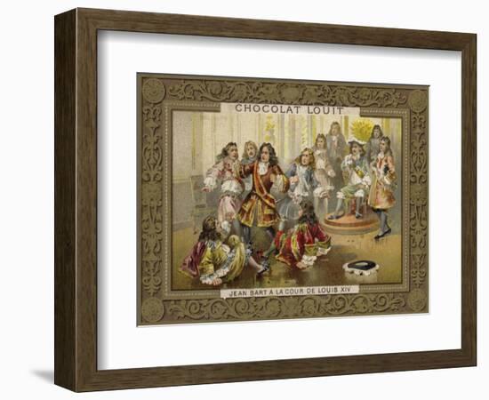 Jean Bart at the Court of Louis XIV-null-Framed Giclee Print