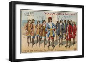 Jean Bart Capturing Tunisian Corsairs, 1675-null-Framed Giclee Print