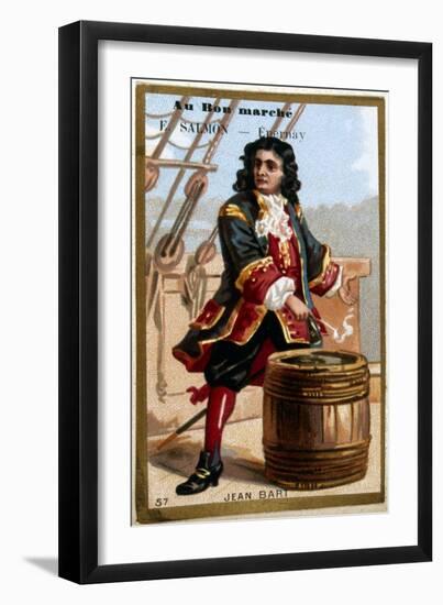 Jean Bart, French Privateer and Naval Officer, 19th Century-null-Framed Giclee Print