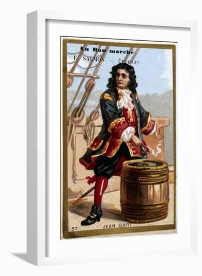 Jean Bart, French Privateer and Naval Officer, 19th Century-null-Framed Giclee Print