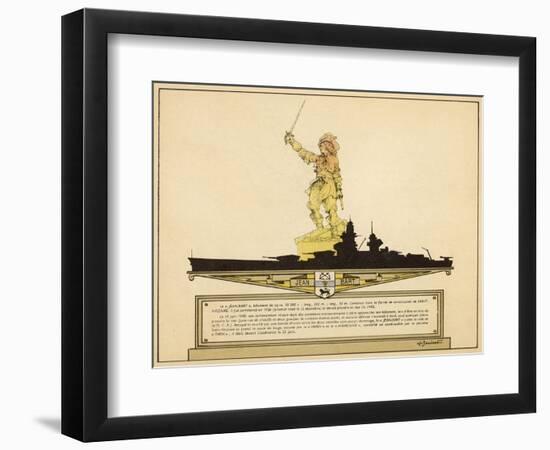 Jean Bart Warship-null-Framed Art Print