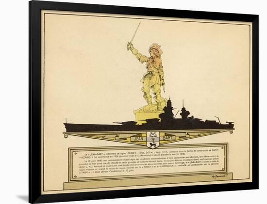 Jean Bart Warship-null-Framed Art Print