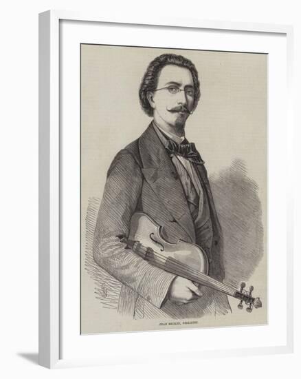 Jean Becker, Violinist-Thomas Harrington Wilson-Framed Giclee Print