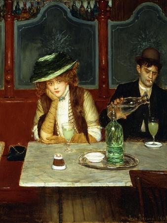 Jean Beraud、Scene de Bistro、希少画集より、新品額装付 Jean Beraud Posters & Wall Art Prints | AllPosters.com