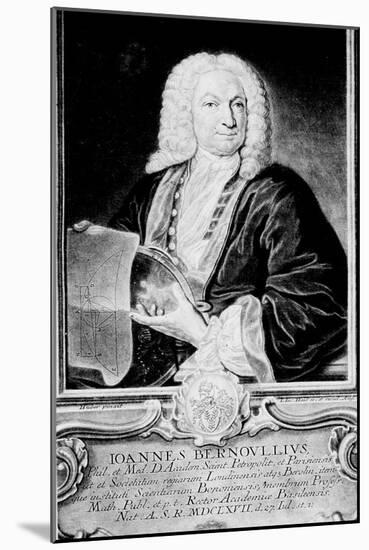 Jean Bernoulli, Swiss Mathematician, C1750-null-Mounted Giclee Print