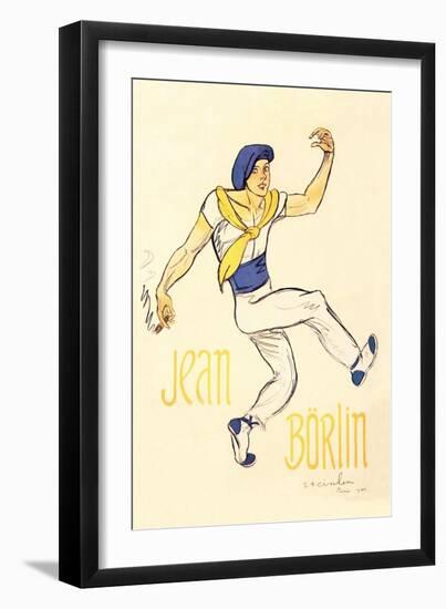 Jean Borlin, c.1920-Théophile Alexandre Steinlen-Framed Art Print