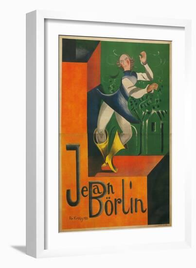 Jean Borlin Dance Poster-null-Framed Art Print