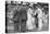 Jean Borotra Receives His Medal from Queen Mary on Centre Court, 1926-null-Stretched Canvas