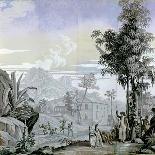 Mort du général Desaix à la bataille de Marengo le 14 juin 1800-Jean Broc-Framed Stretched Canvas