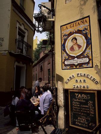 Tapas Bar, Barrio Santa Cruz, Seville, Andalucia, Spain